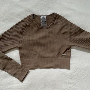 Ribbed Seamless Crop Top - Lilias Active